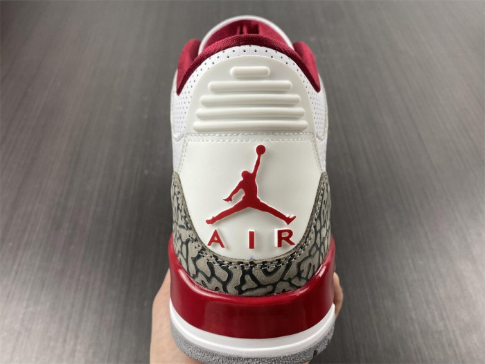 TB Jordan 3 Retro Cardinal Red CT8532-126