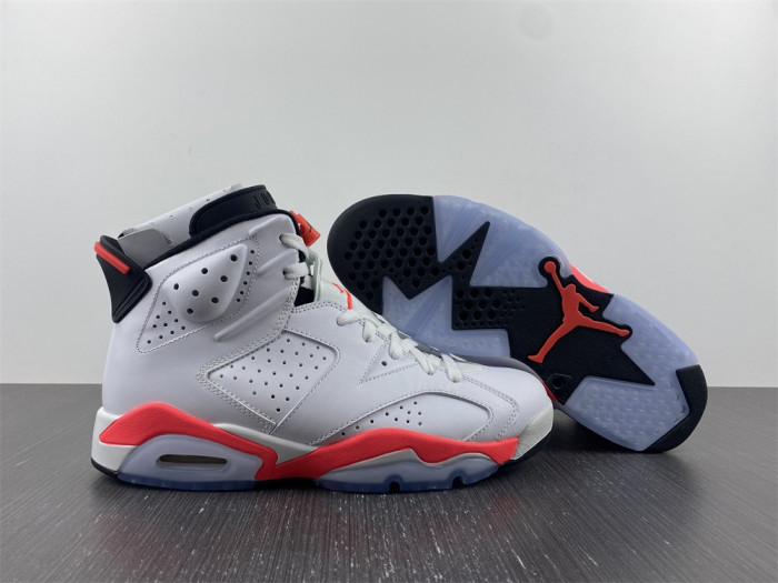 TB Jordan 6 Retro Infrared White (2014) 384664-123