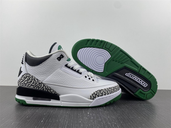 TB Jordan 3 Retro Oregon Ducks Pit Crew White 594282233