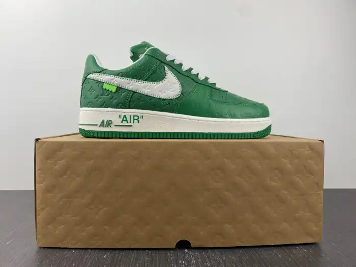 Bmlin Shoes LV x AIR FORCE 1 GREEN MS0232