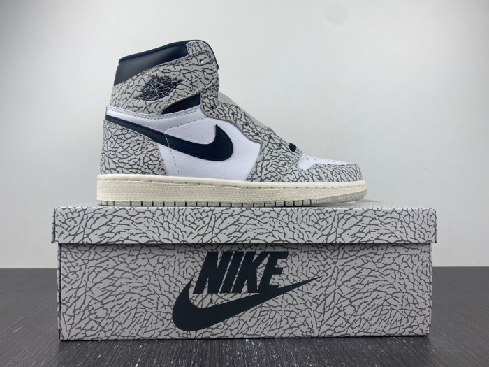 KICKWHO Air Jordan 1 High OG White Cement DZ5485-052