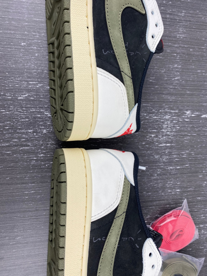 TB Travis Scott x Air Jordan 1 Low OG WMNS Olive DZ4137-106