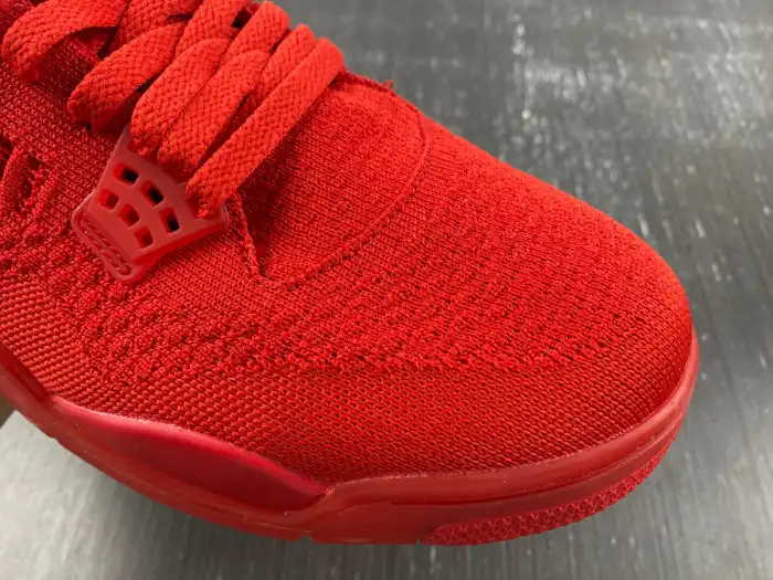 Cheap Jordan 4 Retro Flyknit Red AQ3559-600