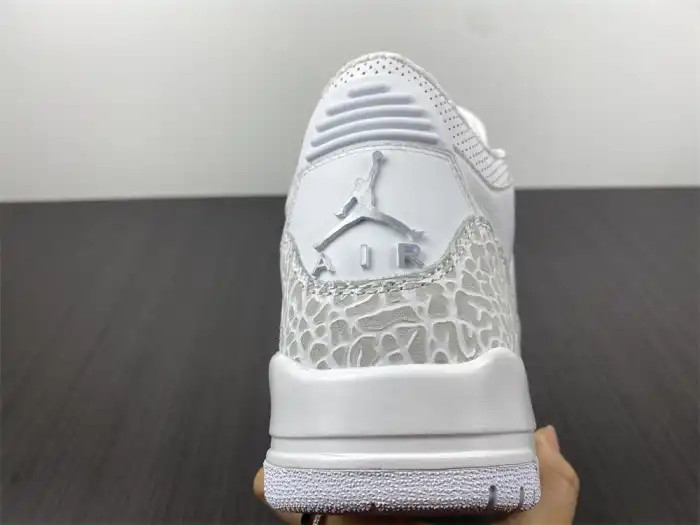 Bmlin Air Jordan 3 Retro PS 'Triple White' 429487-111