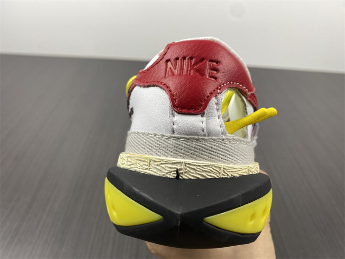 TB Off-White x Nike Blazer Low "White University Red" DH7863-100