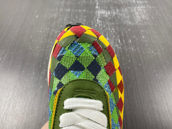 TB sacai x Nike Waffle Woven Green Gusto DR5209-300