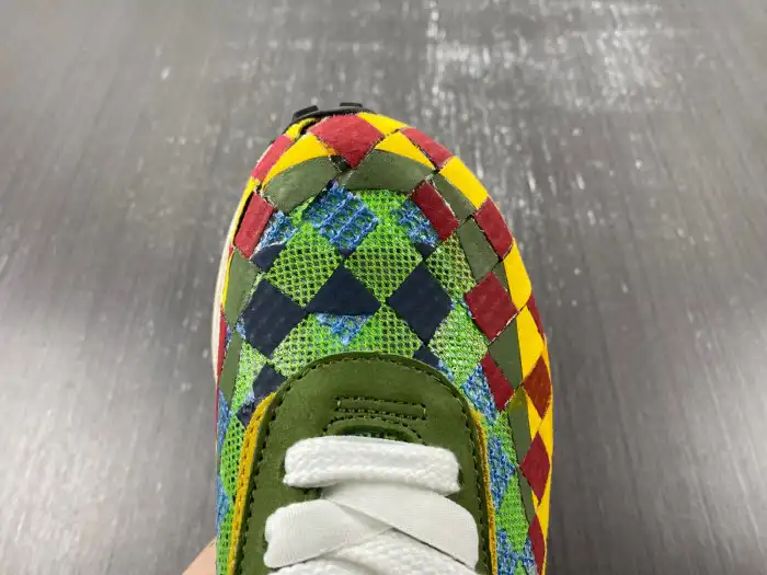 Bmlin Shoes sacai x Nike Waffle Woven Green Gusto DR5209-300