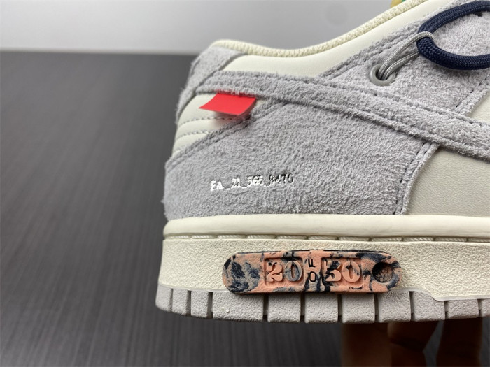 KICKWHO Nike Dunk Low Off-White Lot 20 DJ0950-115