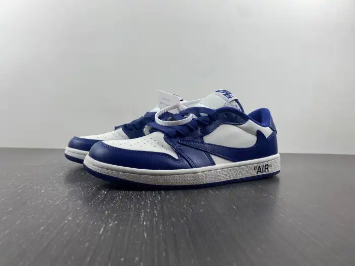 Kicked Out Shoe Store OFF-WHITE X TRAVIS SCOTT X AIR JORDAN 1 CUSTOM DM7890-101