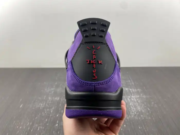 Bmlin Travis Scott x Air Jordan 4 Purple Suede