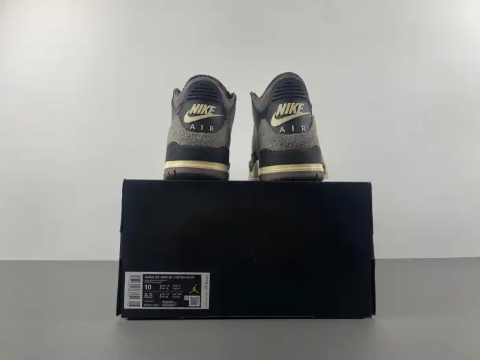 Replica HYPE A Ma Maniere x Air Jordan 3 Black FZ4811-001