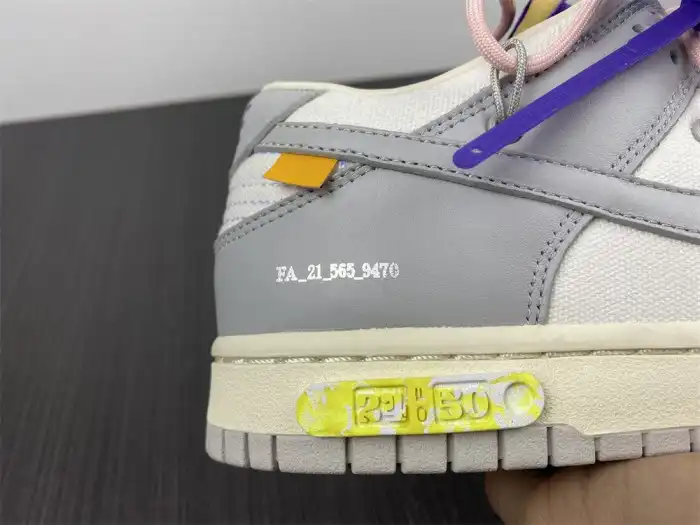 Cheap LY Nike Dunk Low Off-White Lot 24 DM1602-119