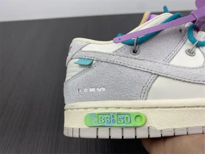 Cheap LY Nike Dunk Low Off-White Lot 36 DJ0950-107