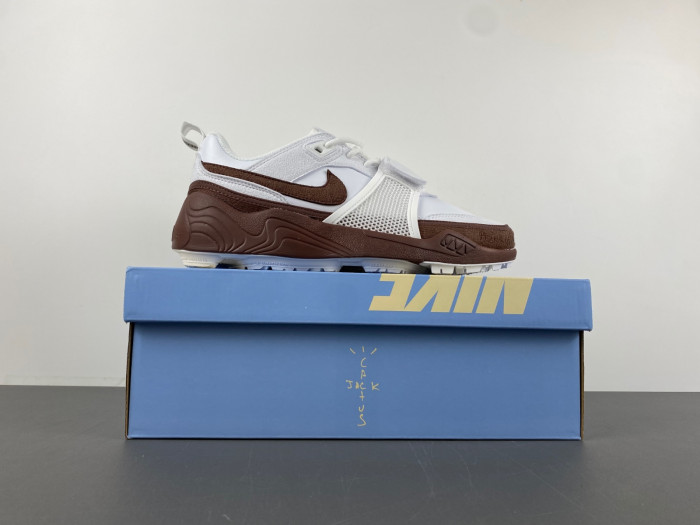 KICKWHO Travis Scott x Nike Zoom Field Jaxx Light Chocolate HQ3073-100