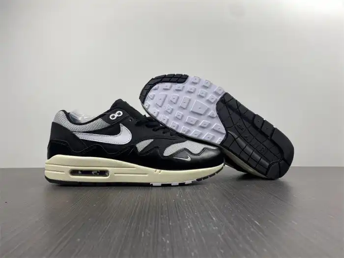 Cheap LY Nike Air Max 1 Patta Waves Black (without Bracelet) DQ0299-001