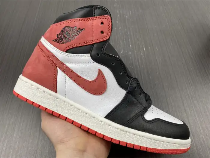 Bmlin Shoes Air Jordan 1 Retro High OG 'Track Red' 555088-112