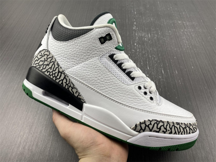 TB Jordan 3 Retro Oregon Ducks Pit Crew White 594282233