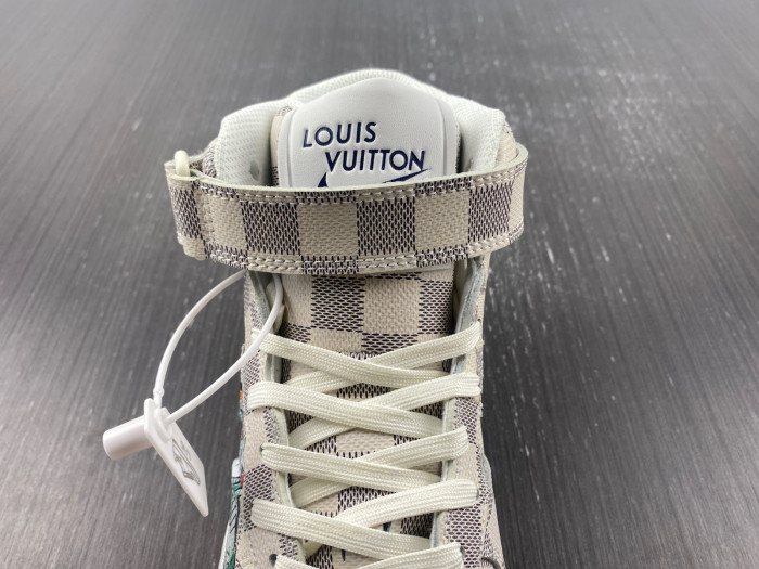 TB Louis Vuitton Nike Air Force 1 Mid By Virgil Abloh Graffiti