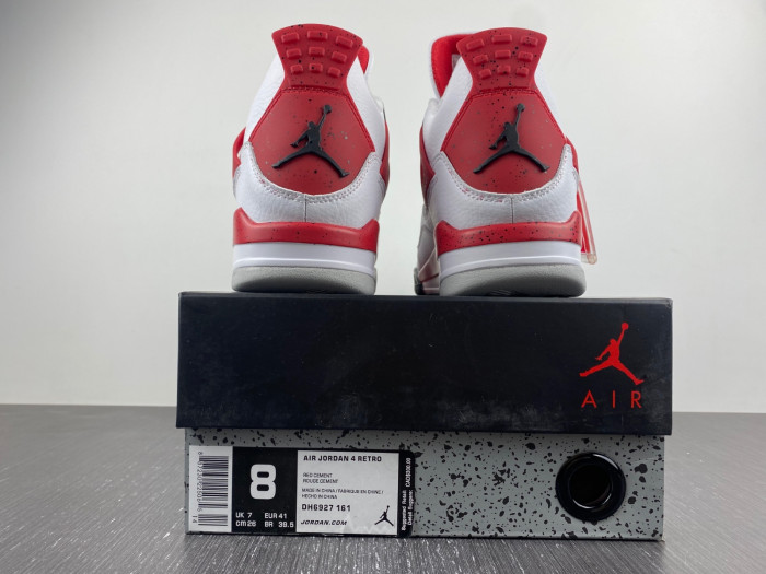 KICKWHO Air Jordan 4 Red Cement DH6927-161