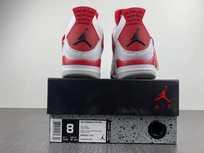 Cheap Air Jordan 4 Red Cement DH6927-161