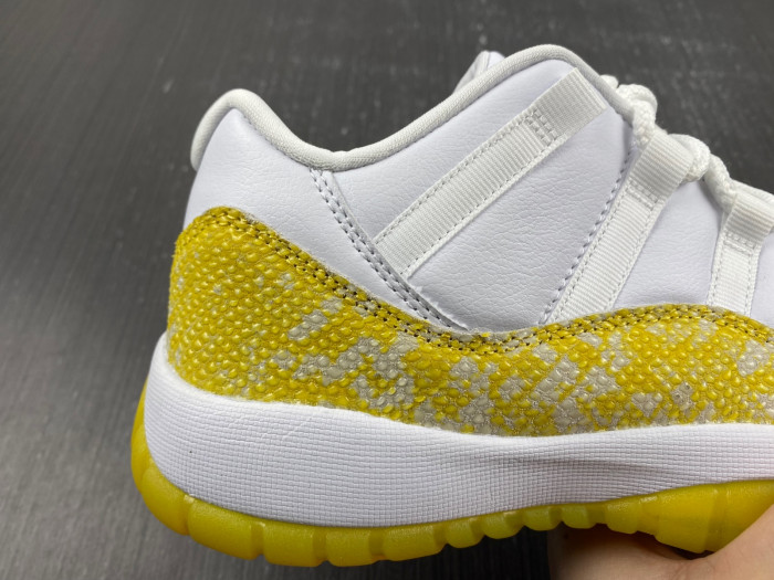 TB Air Jordan 11 Low WMNS Yellow Snakeskin AH7860-107