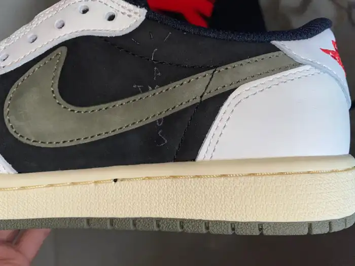 Affordable Travis Scott x Air Jordan 1 Low OG WMNS Olive DZ4137-106