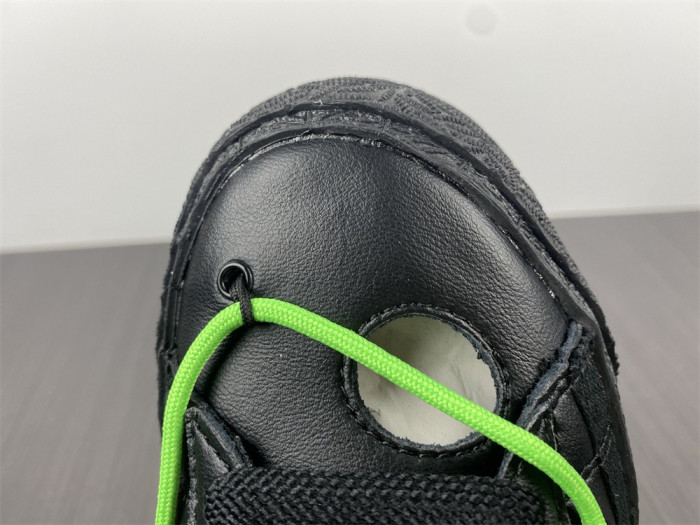 KICKWHO Off-White x Nike Blazer Low "Black   Green" DH7863-001