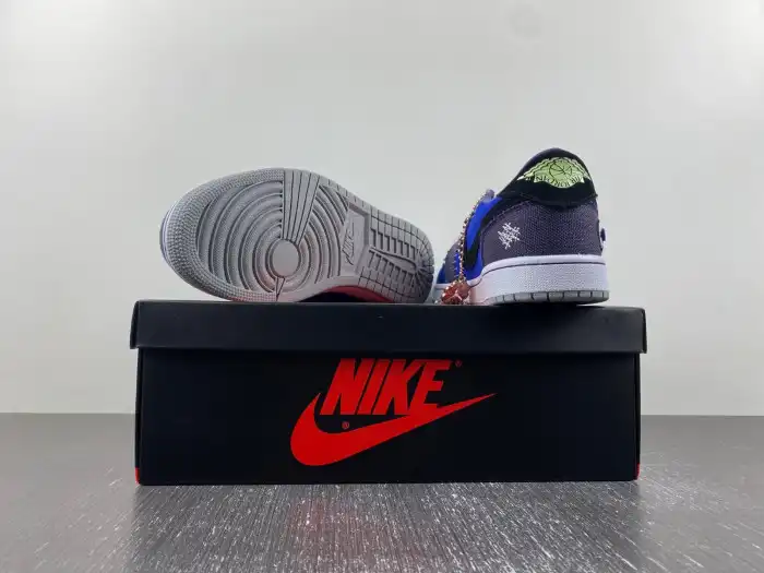 Bmlin Jordan 1 Retro Low OG Zion Williamson Voodoo DZ7292-420