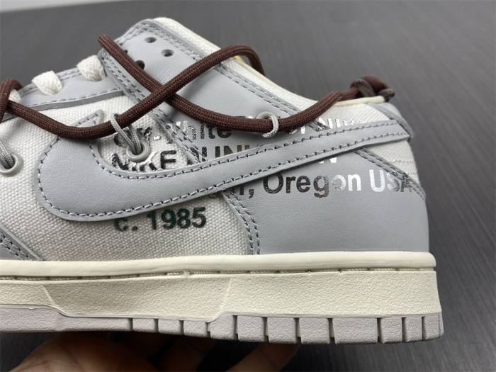 KICKWHO Nike Dunk Low Off-White Lot 46 DM1602-102