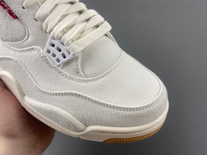 TB Levi's x Air Jordan 4 'White' AO2571-100