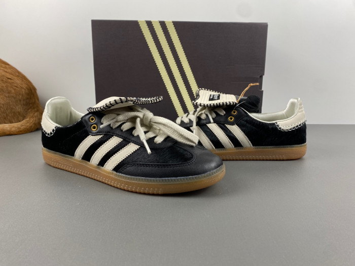 TB adidas Samba Pony Tonal Wales Bonner Core Black IE0580