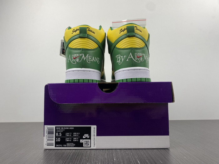 TB Nike SB Dunk High Supreme By Any Means Brazil DN3741-700