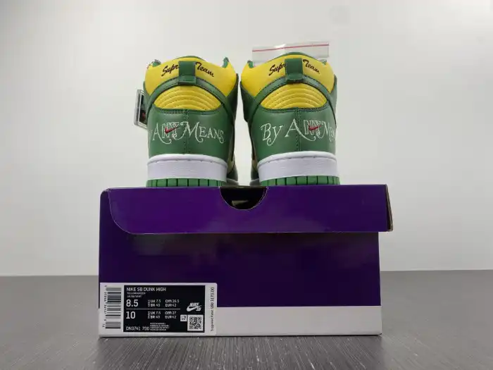 Bmlin Nike SB Dunk High Supreme By Any Means Brazil DN3741-700