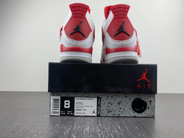 KICKWHO Air Jordan 4 Red Cement DH6927-161