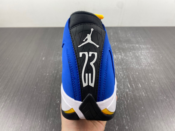 TB Jordan 14 Retro Laney 487471-407