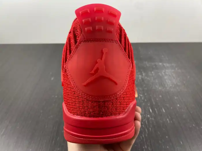 Cheap Jordan 4 Retro Flyknit Red AQ3559-600