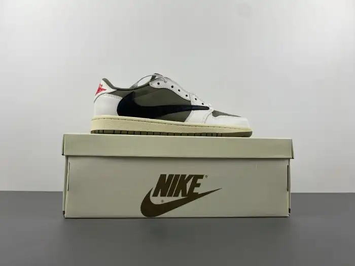 Cheap EP TRAVIS SCOTT X AIR JORDAN 1 LOW OG MEDIUM OLIVE DM7866-200