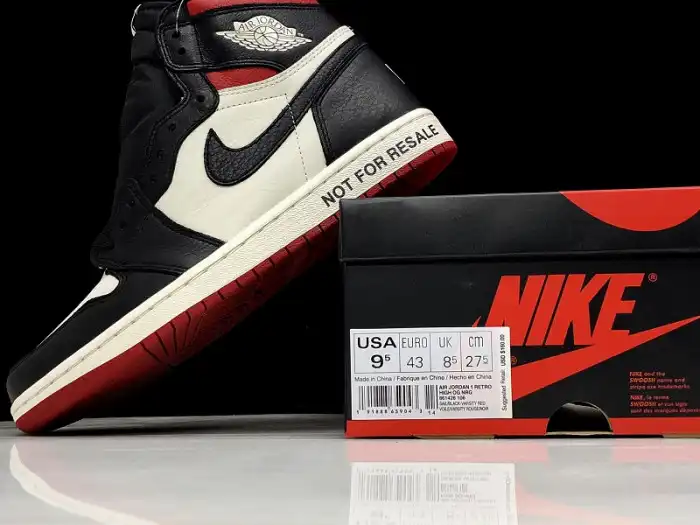 Kicked Out Shoe Store Air Jordan 1 Retro High OG NRG Not For Resale Varsity Red 861428-106