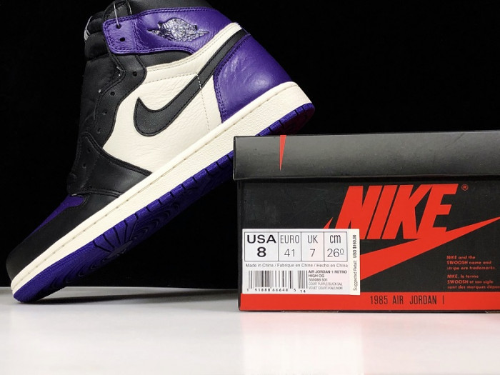 TB Air Jordan 1 Court Purple 555088-501