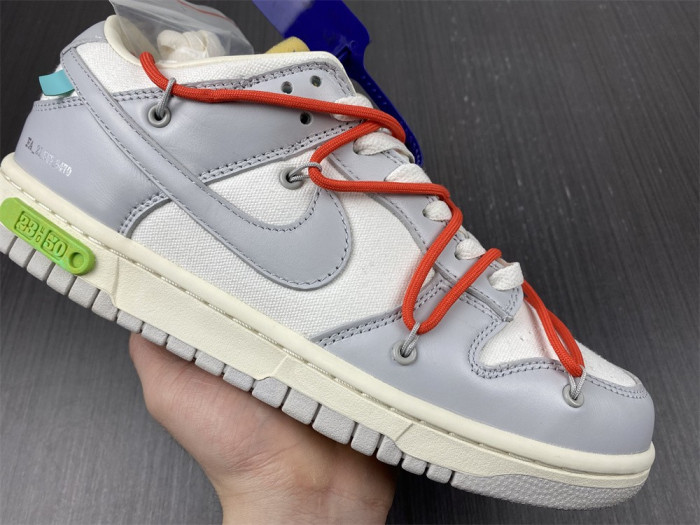 KICKWHO Nike Dunk Low Off-White Lot 23 DM1602-126