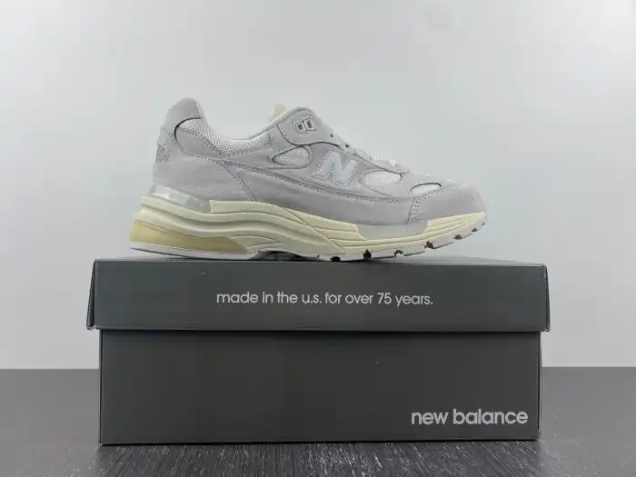 Cheap LY New Balance 992 White Silver (2021) M992MD