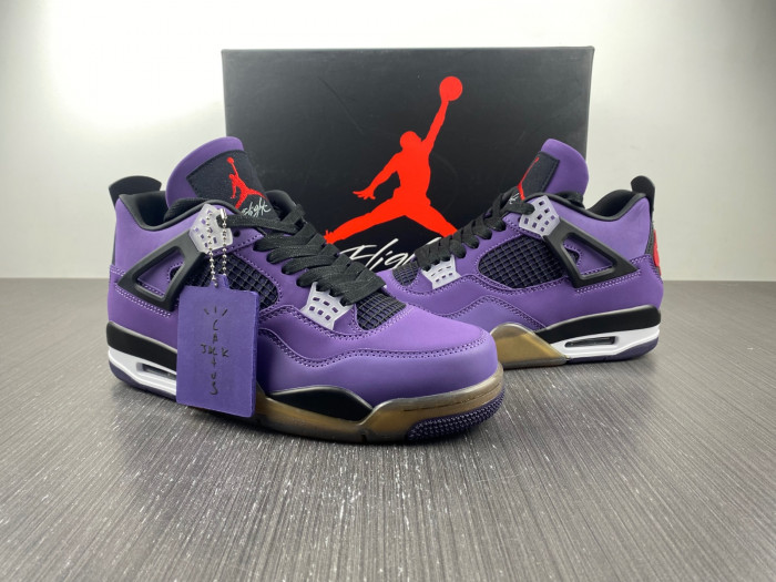 KICKWHO Jordan 4 Retro Travis Scott Purple (Friends and Family) 766296 LN4