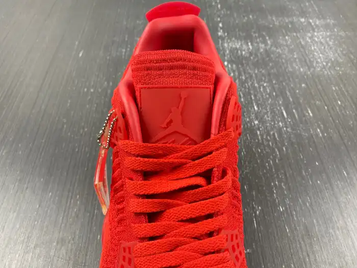 Cheap Jordan 4 Retro Flyknit Red AQ3559-600