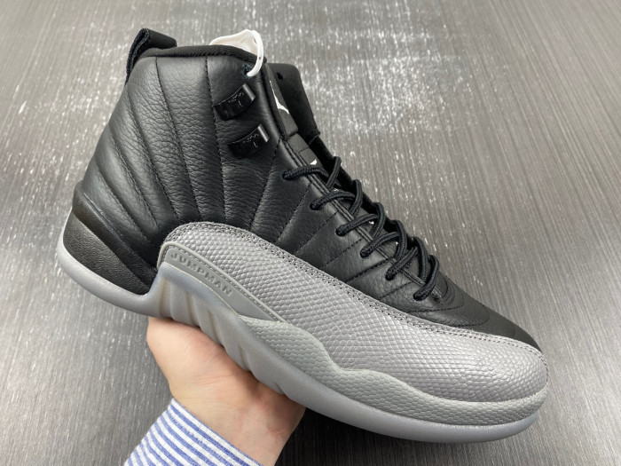 TB Air Jordan 12 Black Wolf Grey CT8013-019