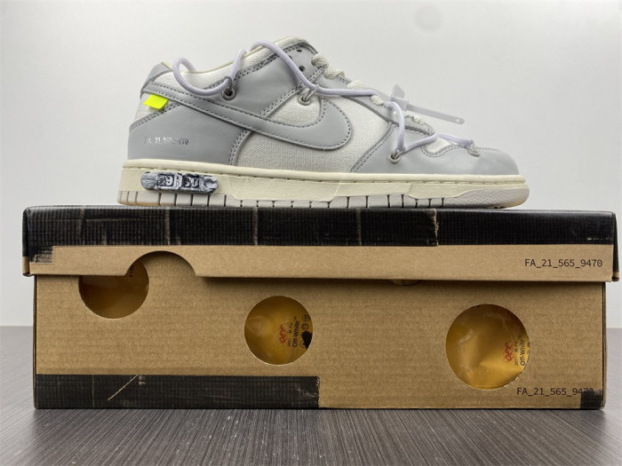 KICKWHO Nike Dunk Low Off-White Lot 49 DM1602-123