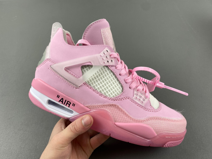 TB OFF-WHITE X JORDAN 4 PINK