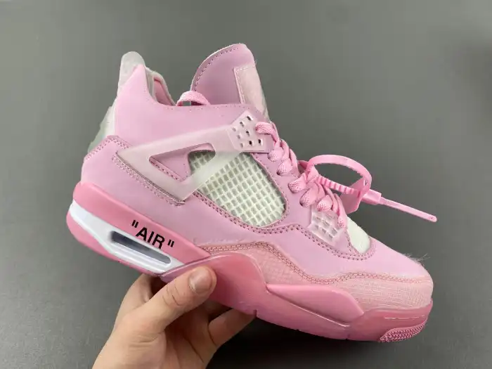 Rep OFF-WHITE X JORDAN 4 PINK