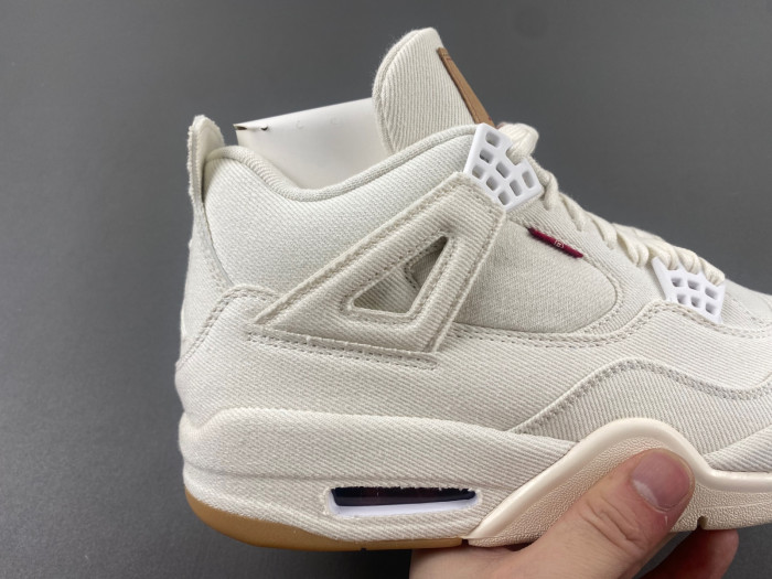 TB Levi's x Air Jordan 4 'White' AO2571-100