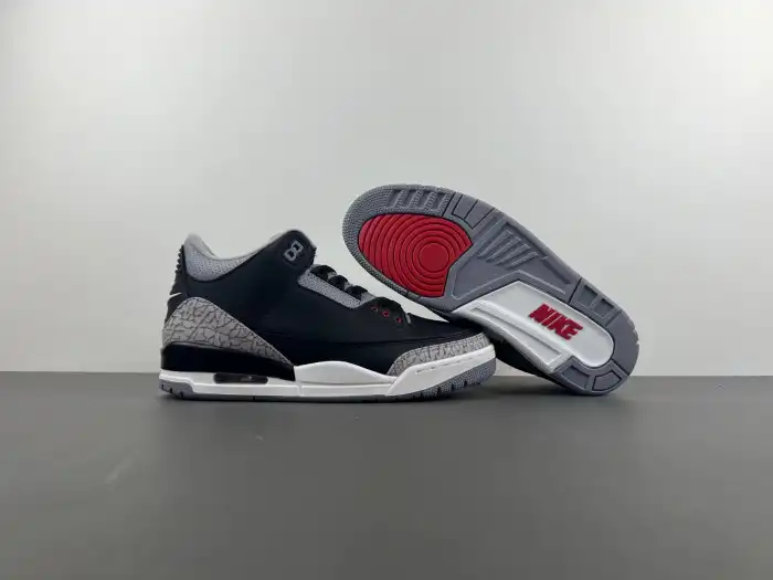 Rep TBkick Air Jordan 3 Black Cement DN3707-010