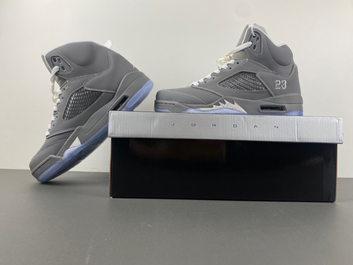 TB Air Jordan 5 Retro Wolf Grey 136027-005